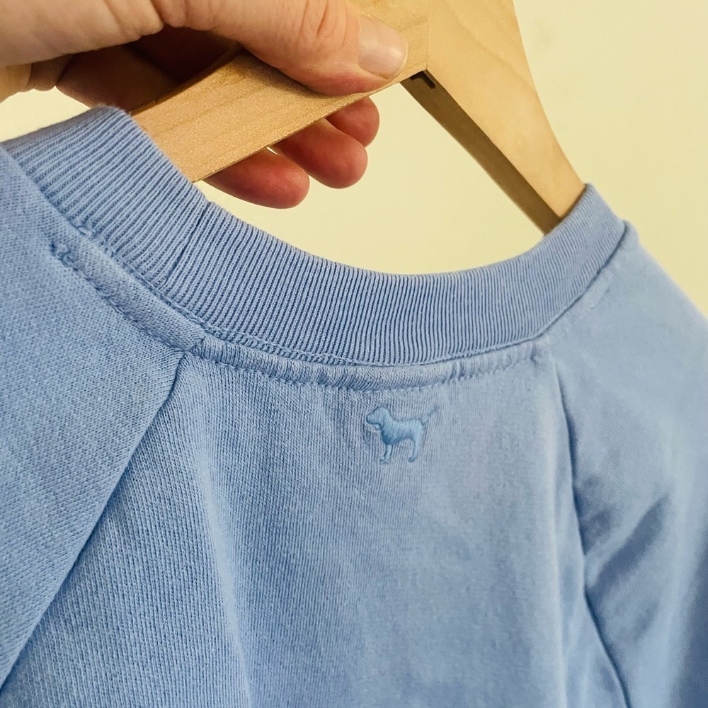 Blue Raglan Sweatshirt Tee - Picture 5 of 7